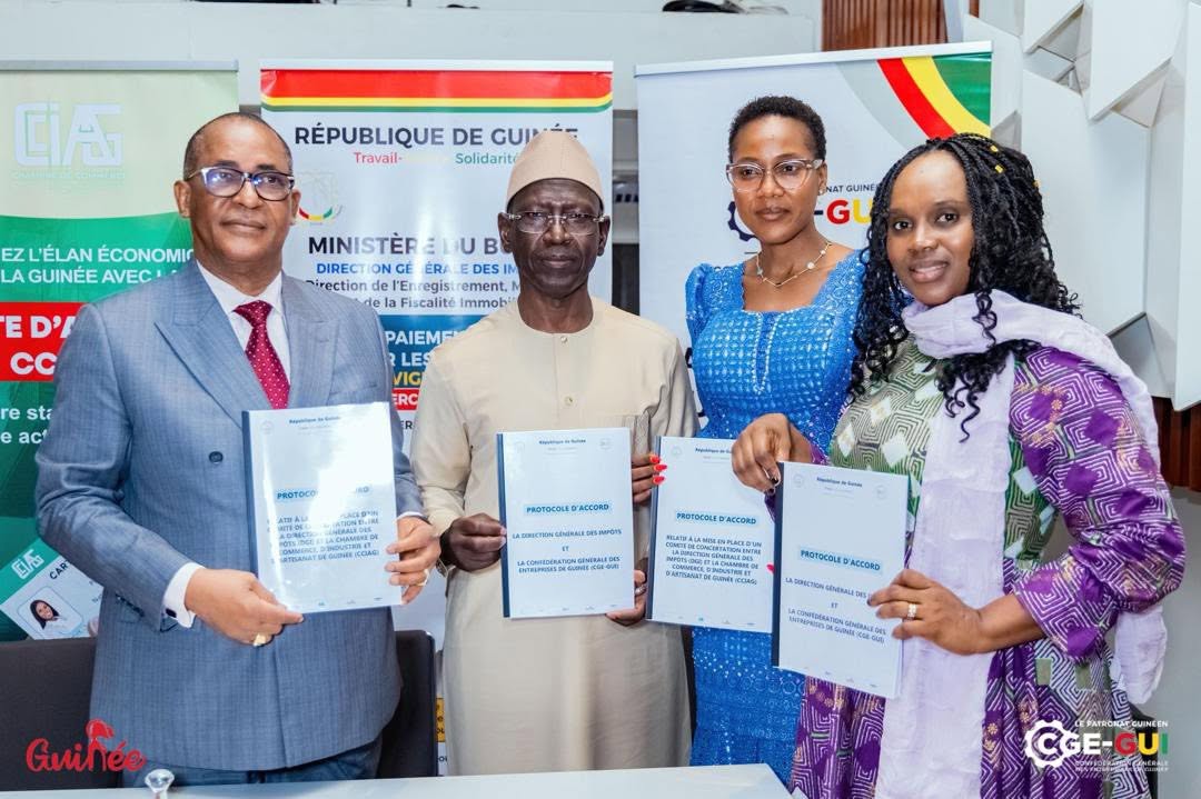 Signature Protocole d'Accord — DGI & CGE-GUI